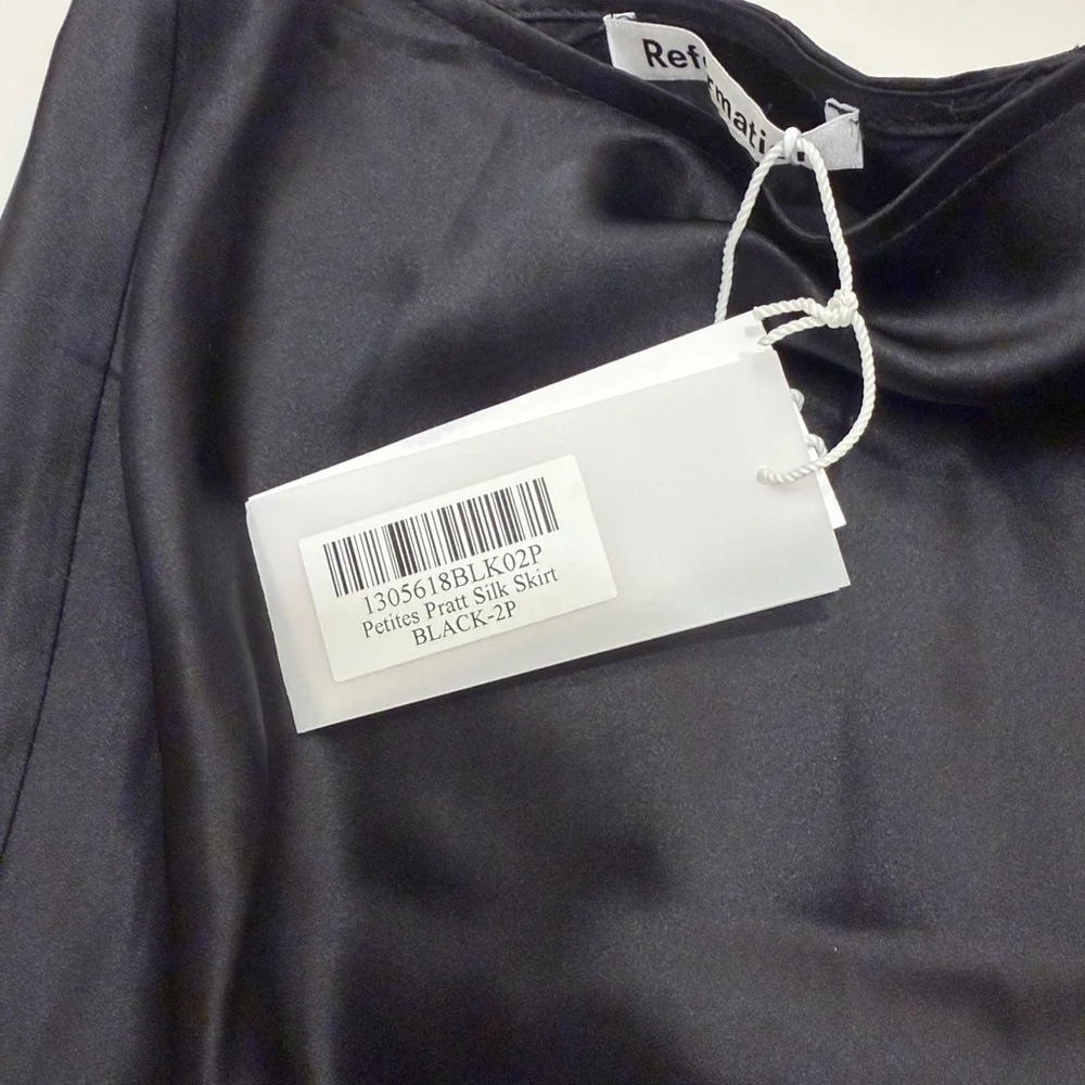 Reformation Black Midi Skirt - Picture 7 of 7